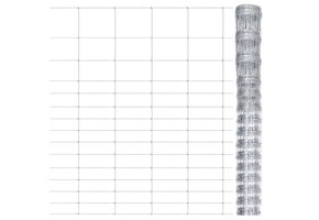 vidaXL Hek 50x1,6m Staal - 54% Korting!