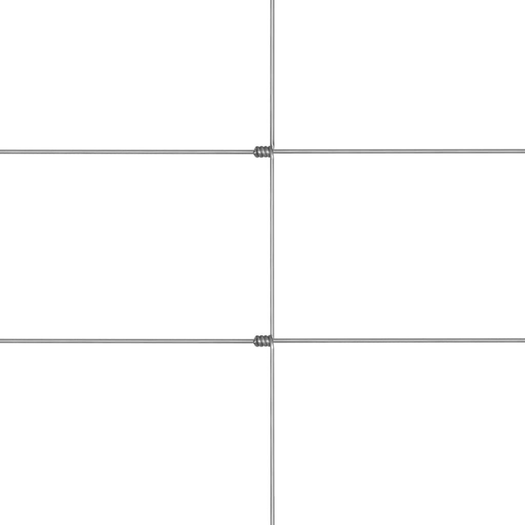 vidaXL Hek 50x1,6m Staal - 54% Korting!