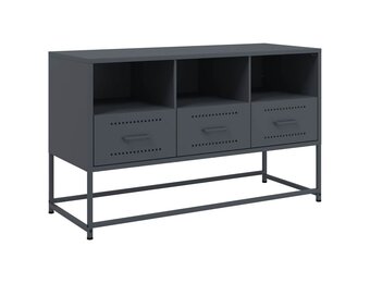 vidaXL TV-meubel Staal Antraciet | 100,5 cm | -35% Korting