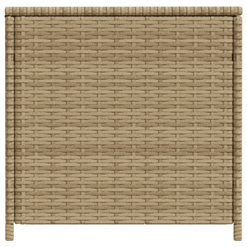 VidaXL Tuinbox met wielen 469L Poly Rattan Beige - Nu 30% Korting!