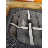 vidaXL Tuinbank 3-zits Poly Rattan Zwart - 55% Korting!