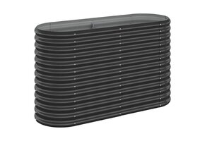 vidaXL Plantenbak 114x40x68 cm Antraciet - 35% Korting!