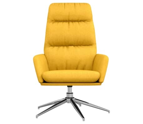 vidaXL Relaxstoel Stof Mosterdgeel - 55% Korting!