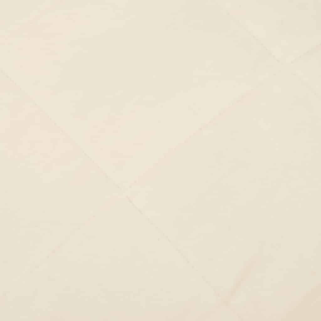 vidaXL Verzwaringsdeken 155x220cm 11kg Lichtcrème - 35% Korting