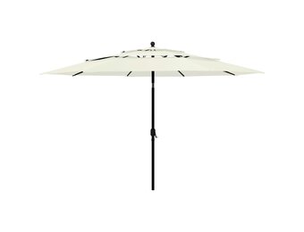 vidaXL Parasol 3-laags 3,5m Zandkleurig - 47% Korting!