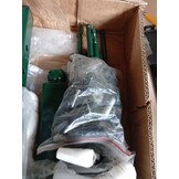 vidaXL Poort met speerpunten Staal Groen - 55% Korting