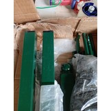 vidaXL Poort met speerpunten Staal Groen - 55% Korting