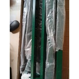 vidaXL Poort met speerpunten Staal Groen - 55% Korting