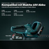 Accu-heggenschaar Makita 18V compatibel - 30% korting!