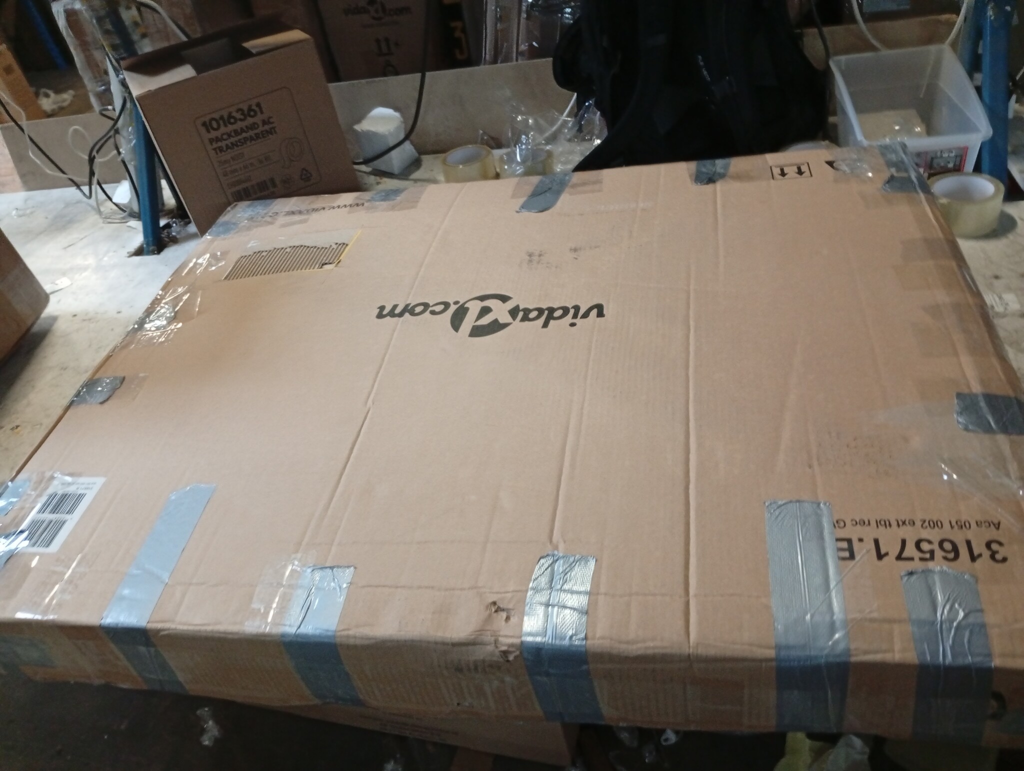 vidaXL Tuinbankkussen 100x50x7 cm Zwart - 55% Korting!