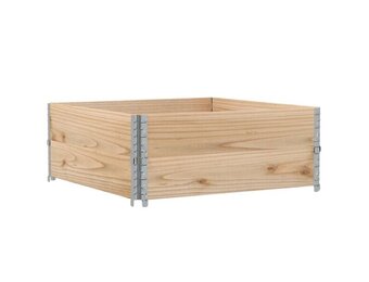 vidaXL Palletopzetranden Grenenhout - 30% Korting!
