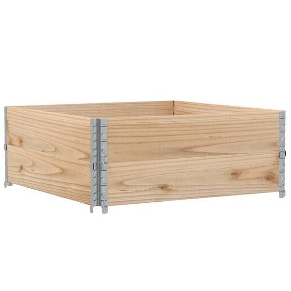 vidaXL Palletopzetranden Grenenhout - 30% Korting!
