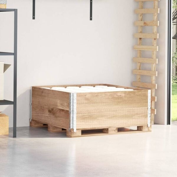 vidaXL Palletopzetranden Grenenhout - 30% Korting!