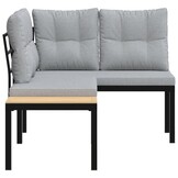 vidaXL Tuinbank met Kussens (2-st) - 40% Korting