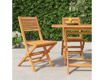 vidaXL Teakhouten Tuinstoelen (2 st.) - 30% Korting