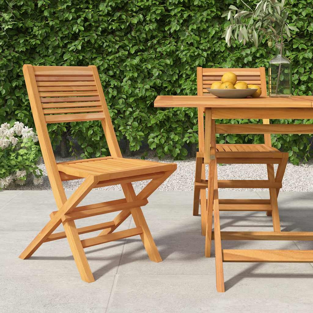 vidaXL Teakhouten Tuinstoelen (2 st.) - 30% Korting