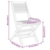 vidaXL Teakhouten Tuinstoelen (2 st.) - 30% Korting