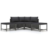 vidaXL 5-delige Loungeset Grijs - 35% Korting