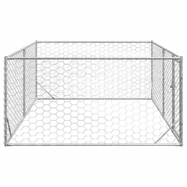 vidaXL Hondenkennel Buiten - 3x2x1m Staal - 35% Korting!