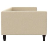 vidaXL Slaapbank 90x200 cm - Crèmekleurig | 30% Korting