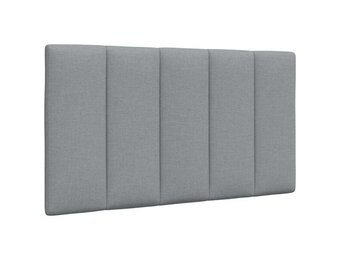 vidaXL Hoofdbordkussen 90 cm Stof Lichtgrijs - 30% Korting!