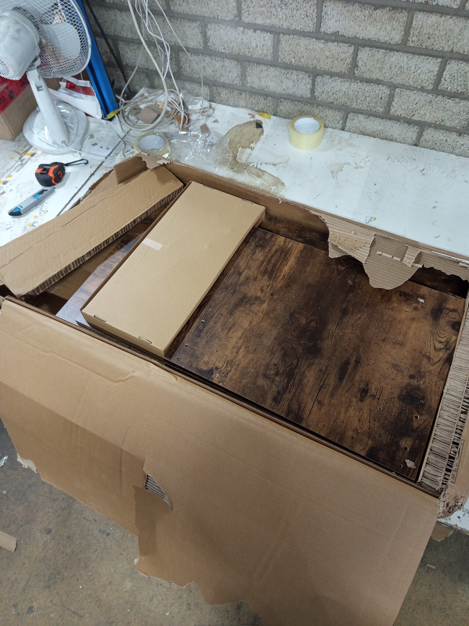 vidaXL Salontafel Gerookt Eiken - 55% Korting