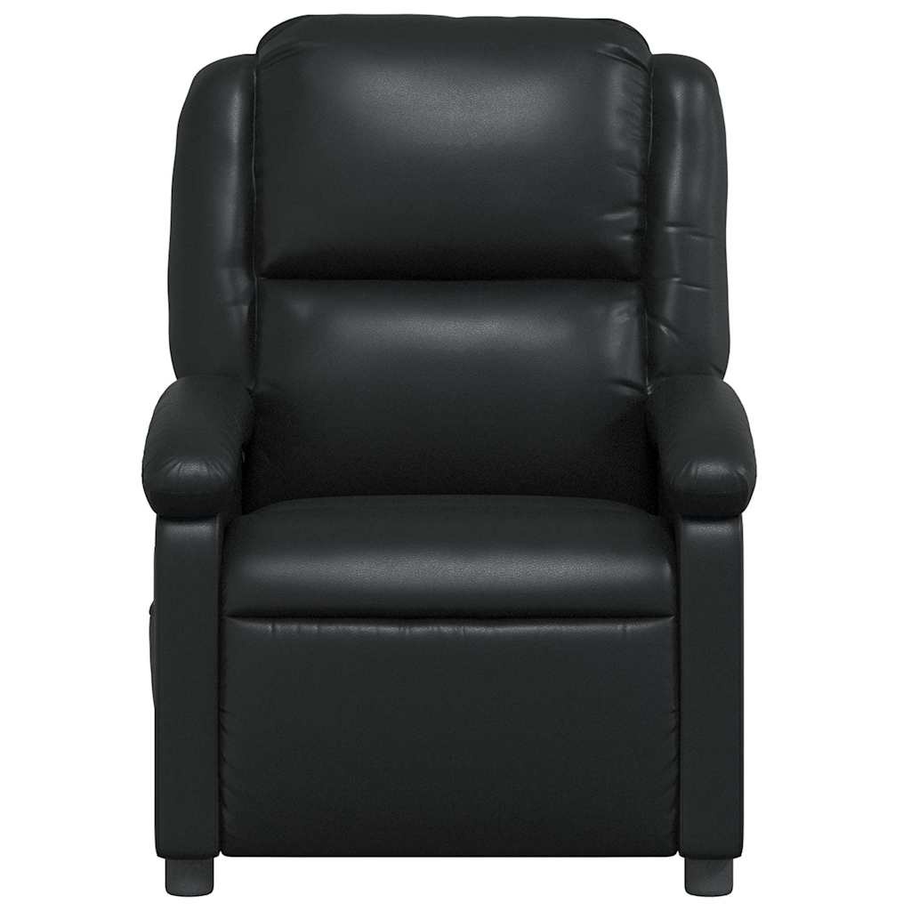 vidaXL Fauteuil Kunstleer Zwart - 30% Korting