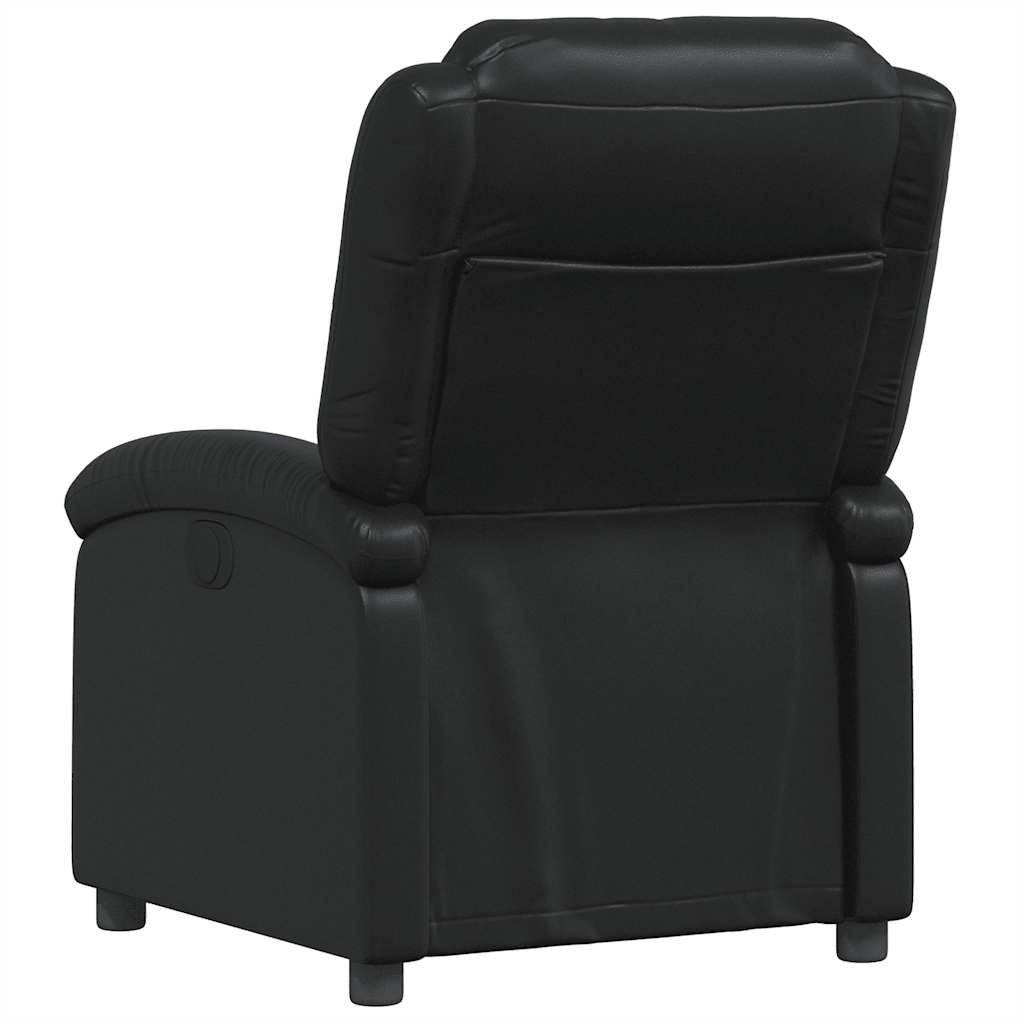 vidaXL Fauteuil Kunstleer Zwart - 30% Korting