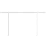 vidaXL Luifelpaalset IJzer Wit - 450x245 cm (35% Korting)