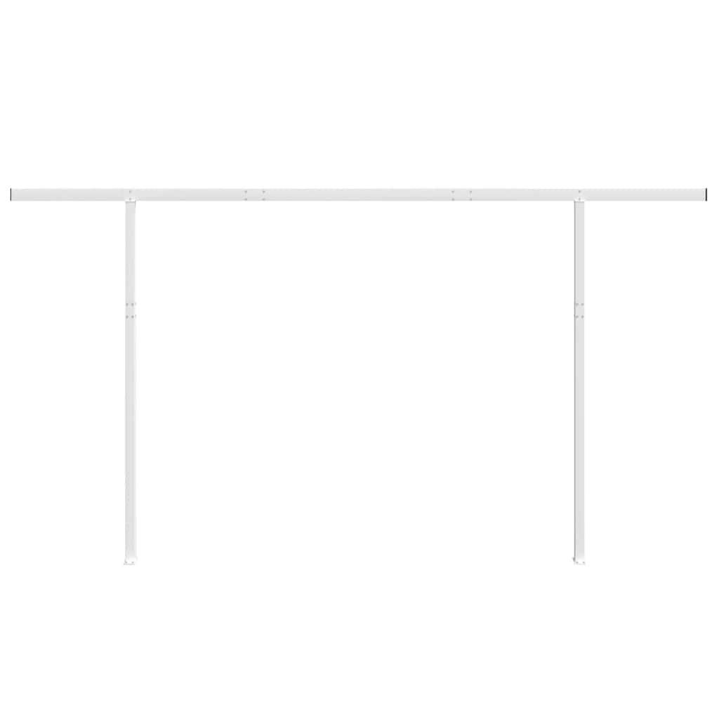 vidaXL Luifelpaalset IJzer Wit - 450x245 cm (35% Korting)