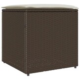 vidaXL Kussenbox Bruin - 55% Korting! Opslag 50x50x50cm