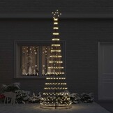 vidaXL LED Kerstboom Warmwit - 302.5 cm - 35% Korting