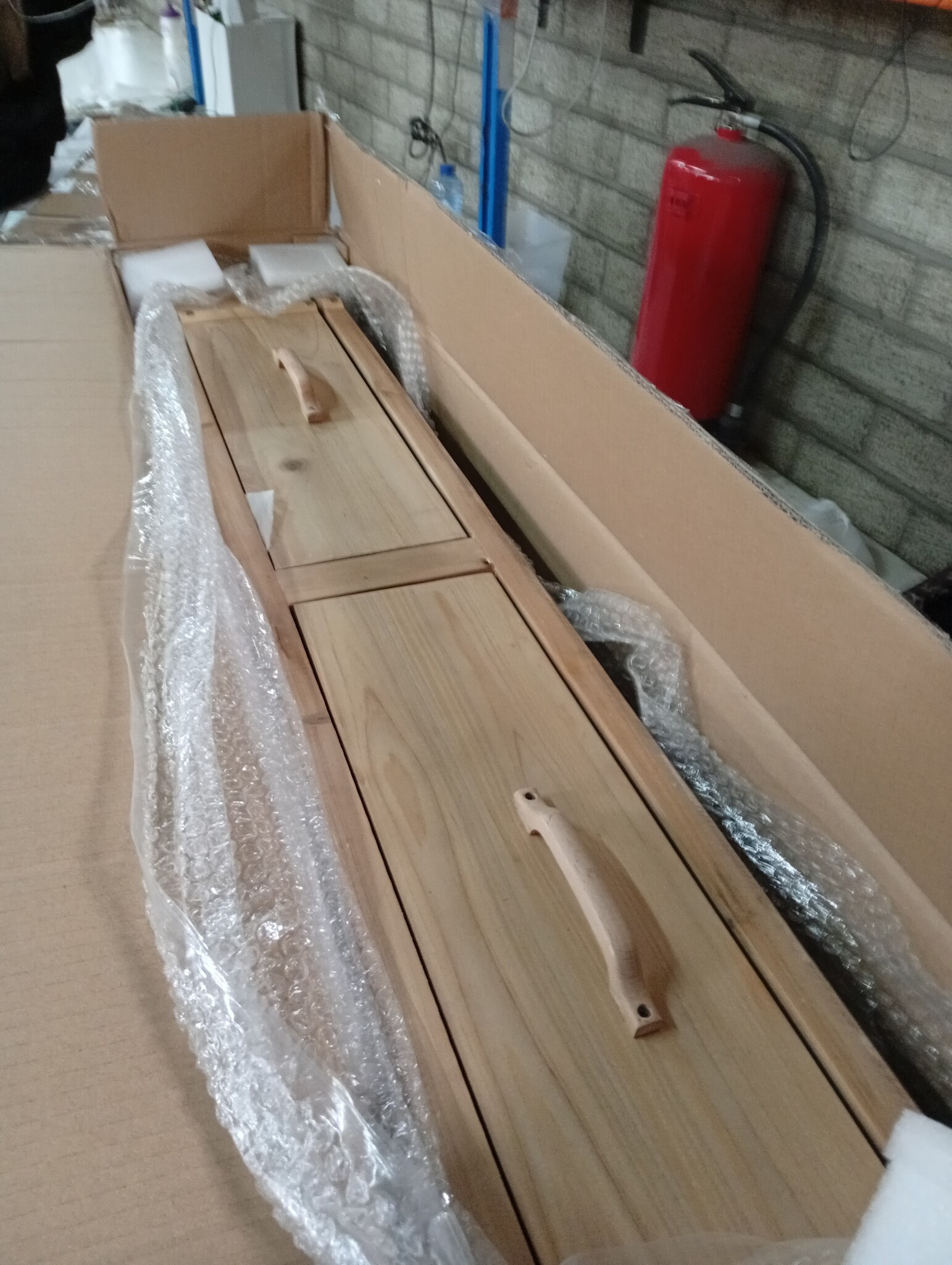 vidaXL Tv-meubel 120cm Massief Vurenhout - Retro Stijl - 55% Korting!