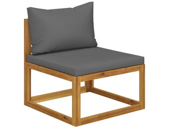 VidaXL Middenbank Acaciahout 42% Korting | Stoer & Comfortabel