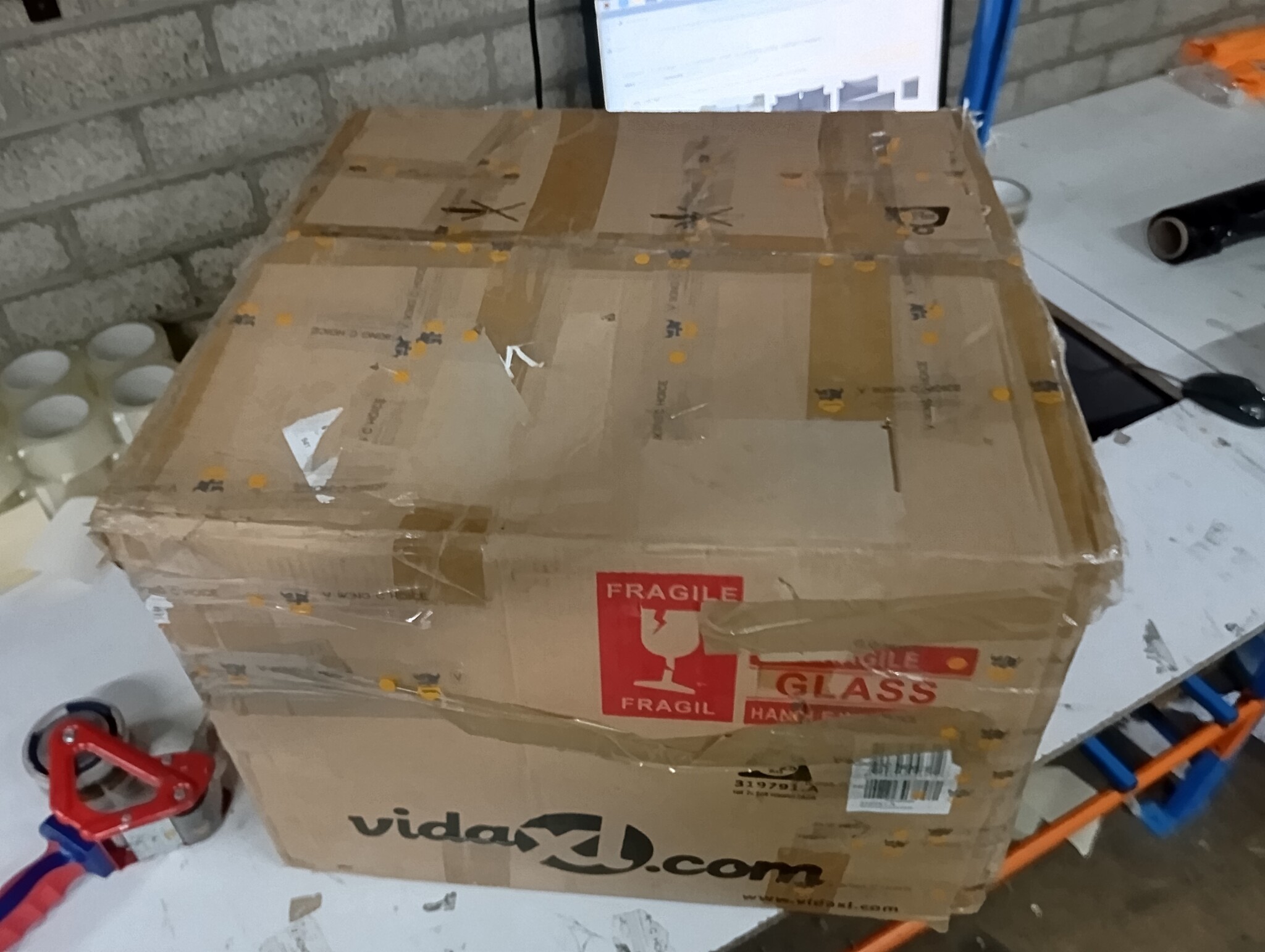 vidaXL 3-delige Loungeset Poly Rattan Zwart | 50% Korting