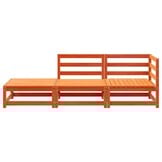 vidaXL Tuinbank 2-zits met Voetenbank - Massief Grenenhout (30% Korting)