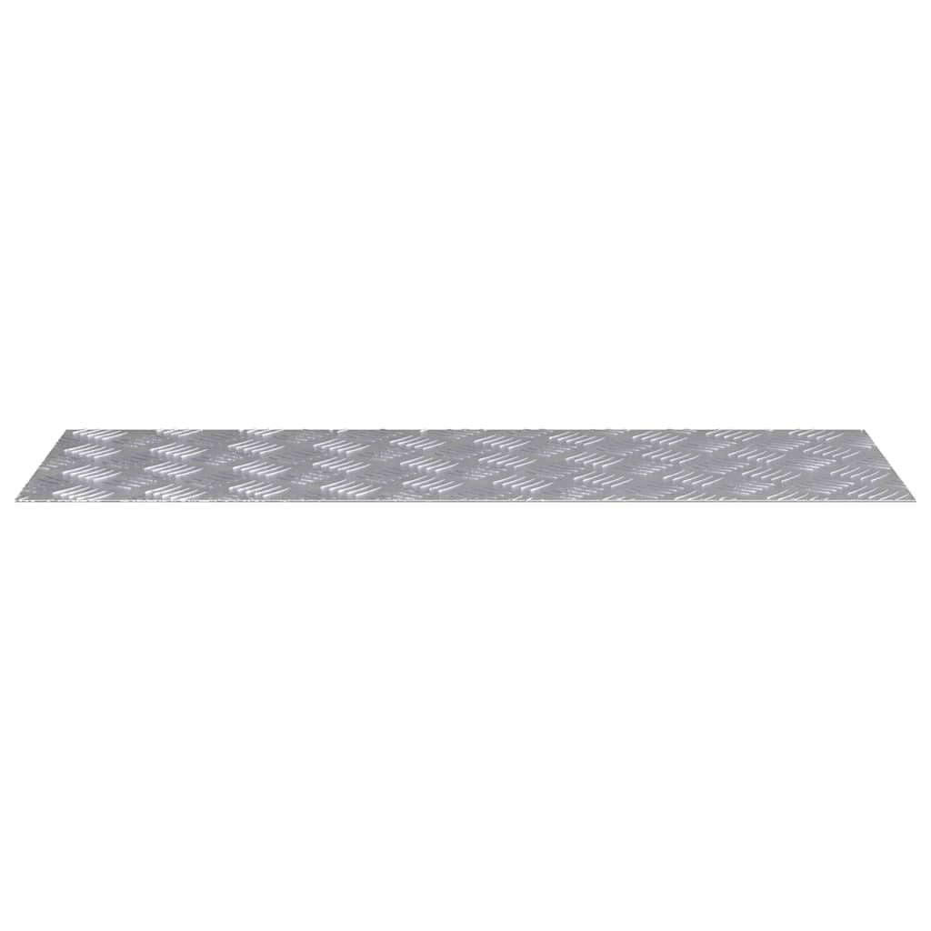 vidaXL Checker Plaat 4 stuks - 90x30cm Aluminium - 35% Korting!