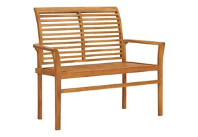 vidaXL Tuinbank 112 cm Massief Teakhout - Nu 35% Korting!