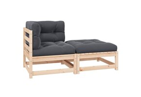 vidaXL Loungeset Grenenhout (40% KORTING)