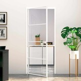 vidaXL Binnendeur met Gehard Glas & Aluminium Frame - 30% Korting!