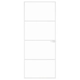 vidaXL Binnendeur met Gehard Glas & Aluminium Frame - 30% Korting!