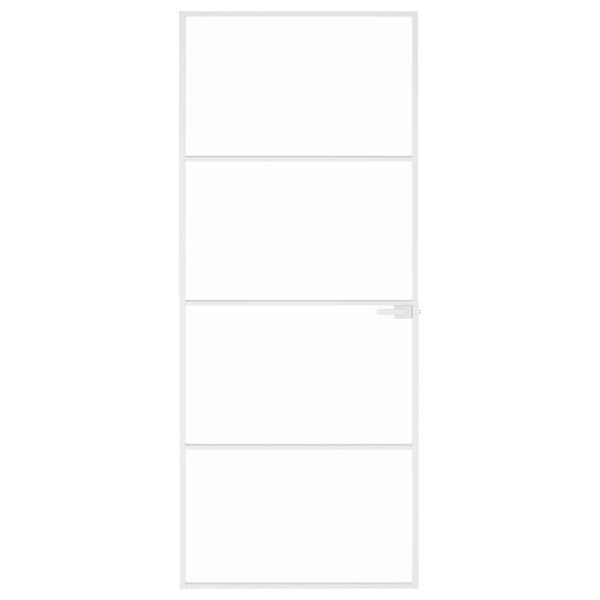 vidaXL Binnendeur met Gehard Glas & Aluminium Frame - 30% Korting!