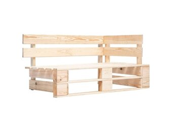 vidaXL Tuinhoekbank Pallet Hout | 30% Korting