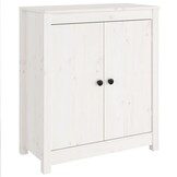 vidaXL Dressoir Grenenhout Wit - 64% Korting!