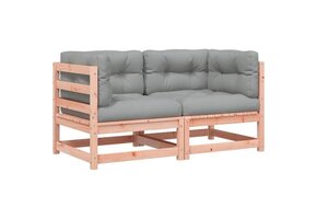 vidaXL Hoekbank 2 st. Massief Douglashout - 30% Korting!