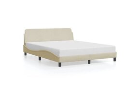 vidaXL Crème Bedframe 160x200 cm | 30% Korting