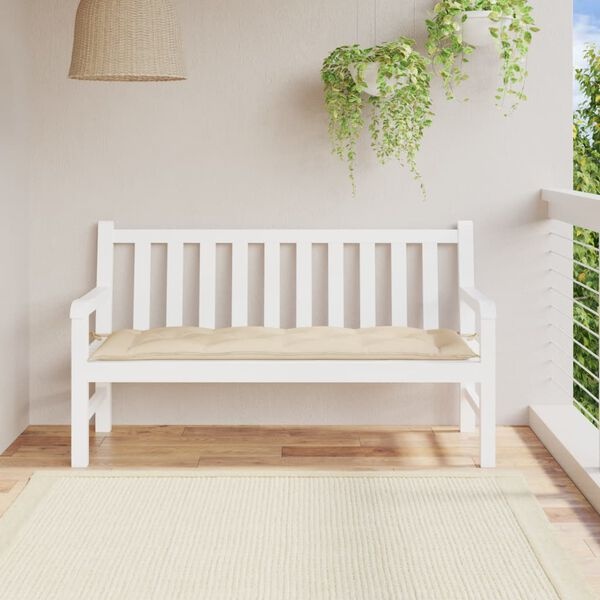 vidaXL Tuinbankkussen Beige Oxford Stof - 30% Korting!