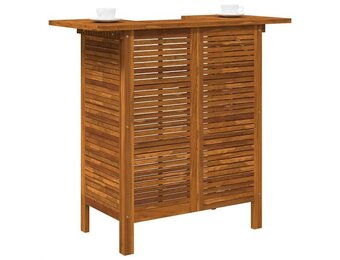VidaXL Bartafel Massief Acaciahout 110x50x105 cm - 40% Korting!