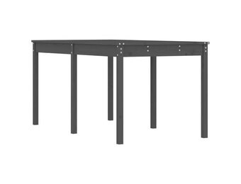 vidaXL Tuintafel Grenenhout Grijs | 159,5x82,5x76 cm | 30% Korting