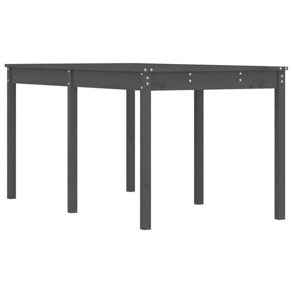 vidaXL Tuintafel Grenenhout Grijs | 159,5x82,5x76 cm | 30% Korting